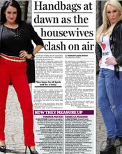 Load image into Gallery viewer, Daily MAIL showbiz articlel Dr Danielle Marr Collins a.k.a. DR BOTOX is TV DOCTOR &amp; TV Host of UK version “BOTCHED” called “50 Plastic Surgery Shockers”. DR DANIELLE MARR COLLINS is currently starring in The Real Housewives Ireland in Monaco. DR Danielle Marr Collins is Author of SOLD OUT &quot;Diary of a Botox Bitch&quot; and Medical Director of DermaFace MD skincare and clinics since 2009. She is CEO of AEROSPACE MD SKINCARE TOOLS and LA DOLLA $KIN cruelty free Los Angeles skincare brand.
