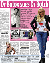Load image into Gallery viewer, Dr Danielle Marr Collins a.k.a. DR BOTOX is TV DOCTOR &amp; TV Host of UK version “BOTCHED” called “50 Plastic Surgery Shockers”. DR DANIELLE MARR COLLINS is currently starring in The Real Housewives Ireland in Monaco. DR Danielle Marr Collins is Author of SOLD OUT &quot;Diary of a Botox Bitch&quot; and Medical Director of DermaFace MD skincare and clinics since 2009. She is CEO of AEROSPACE MD SKINCARE TOOLS and LA DOLLA $KIN cruelty free Los Angeles skincare brand.
