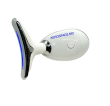 Load image into Gallery viewer, AEROSPACE MD NEFERTITI NECK LIFT DEVICE.  Aerospace MD is a carefully curated collection of global skincare tools that have been Aerodynamically, and ergonomically modified by design to best fit the contours and anatomy of the face. The proportions of the facial structures can be measured and applied to include 60–70-degree angulation of skincare tools to best accommodate the angle of the mandible jawline, the zygomatic process of the cheek bones, and all contours and angular facial structures 

